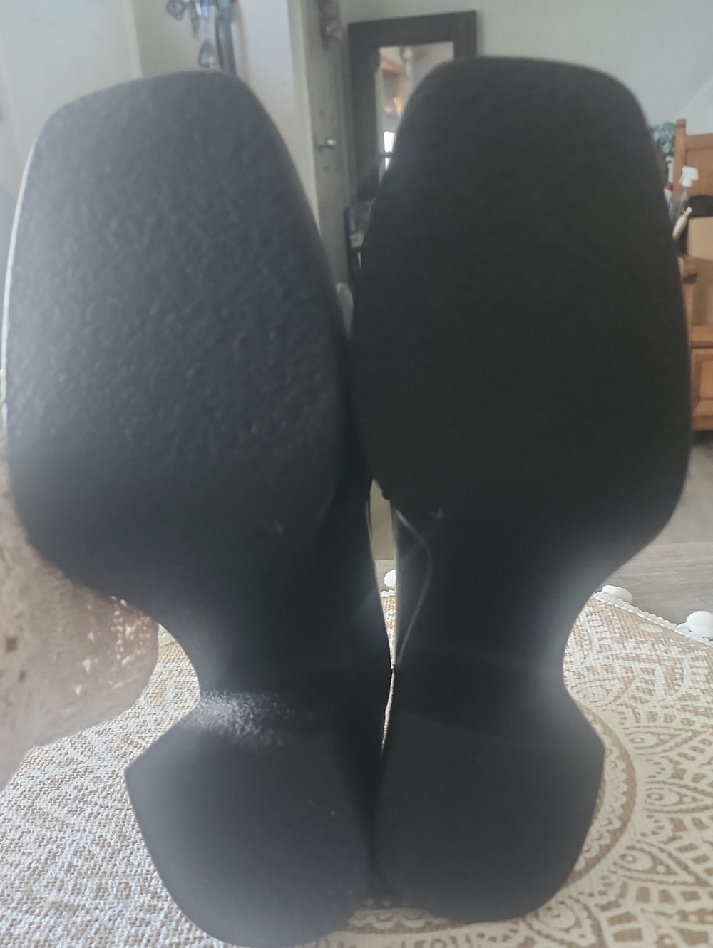 Free People Black Platform Penny Loafers - Picture 5 of 6